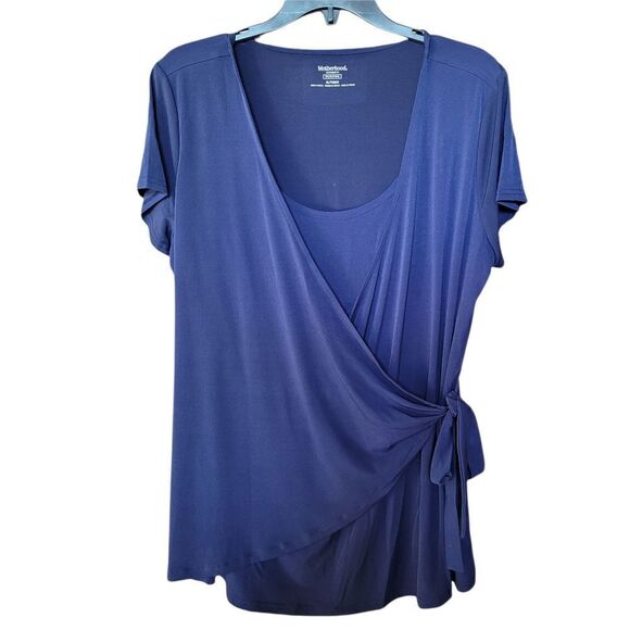 Navy nursing maternity top - Picture 1 of 2